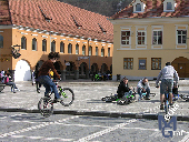 webcam brasov - Spectacol pe bicicleta